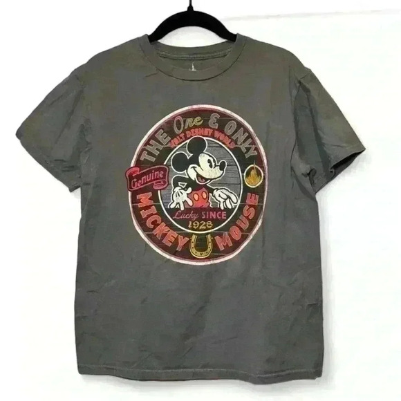 Disney Parks - Gray Mickey Mouse Shirts- Size youth small - Picture 1 of 4